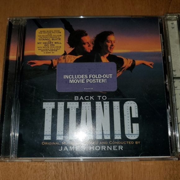 Titanic Lot: Music from the Motion Picture & Back To Titanic James Horner CDS - Picture 2 of 5